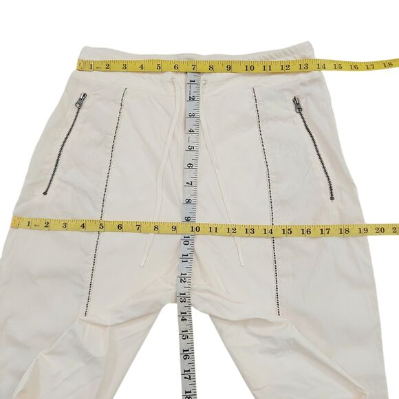 Nike Running Division Track Pants Womens Medium Beige Dri-Fit Lightweight Loose - Picture 11 of 12